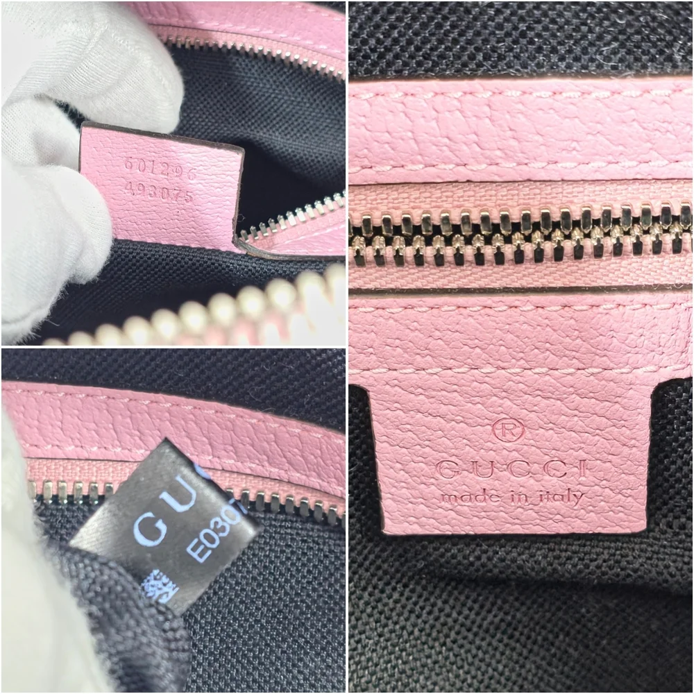 Gucci GG Psychedelic Small Backpack Multicolor Monogram Pink Leather Bag - Picture 15 of 15